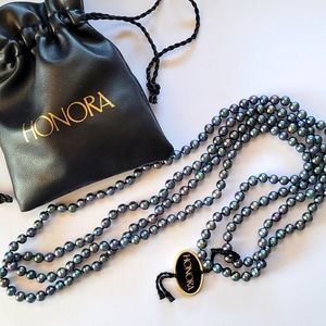 50" Cultured Pearls - Blue